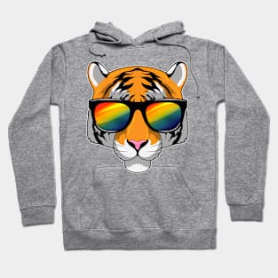 Tiger with Sunglasses Hoodie